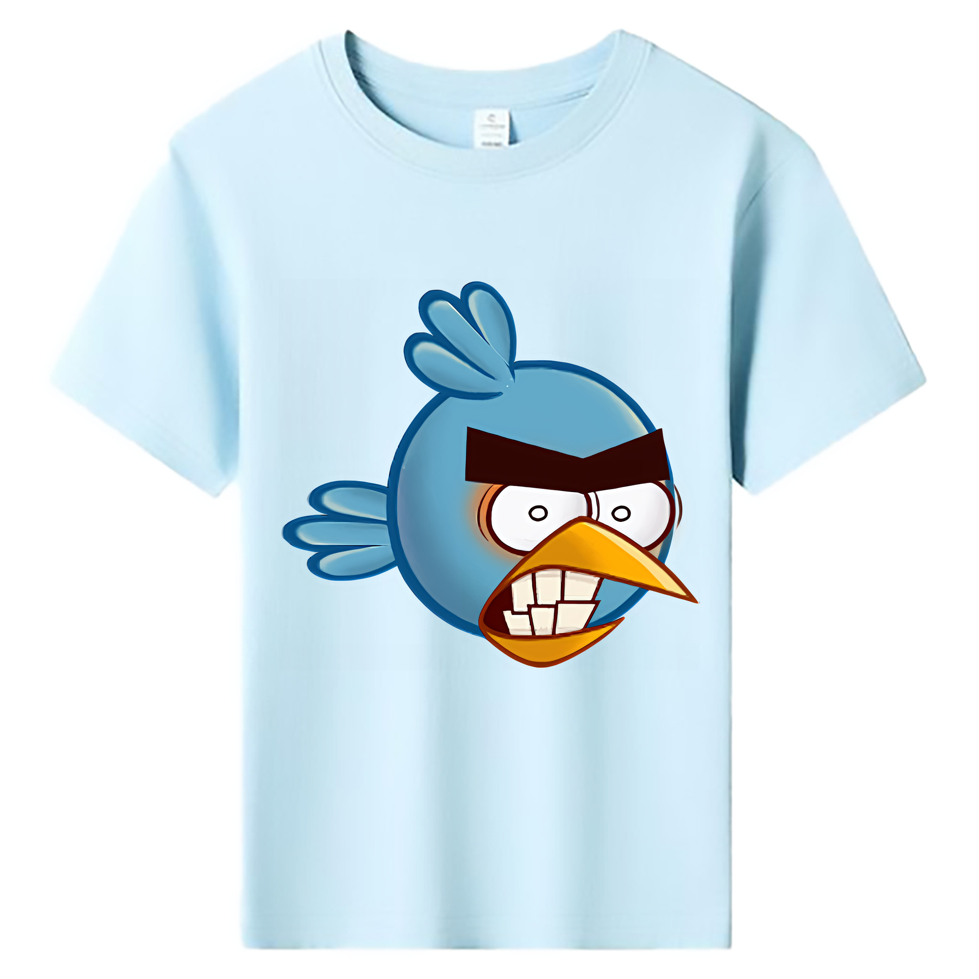 （画像用） Angry Birds アングリーバード 綿100％キッズTシャツ（フロントプリント）